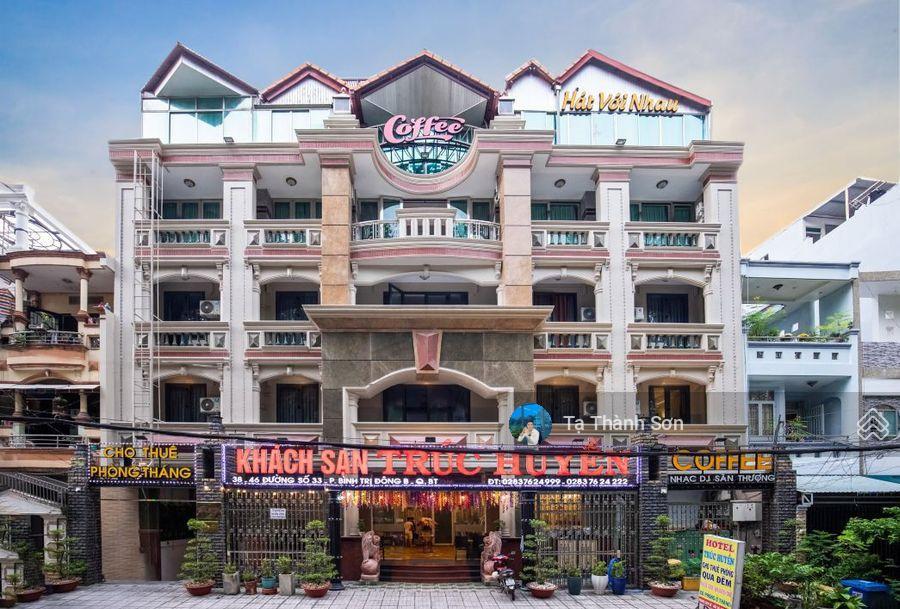 1100m2 sàn, khách sạn 50 phòng, doanh thu 400tr/tháng, 63tỷ, ngay aeon mall bình tân