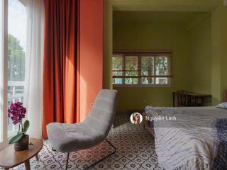 Căn hộ vintage  1 phòng ngủ  phòng khách  balcony view thành phố  ngay hồ con rùa