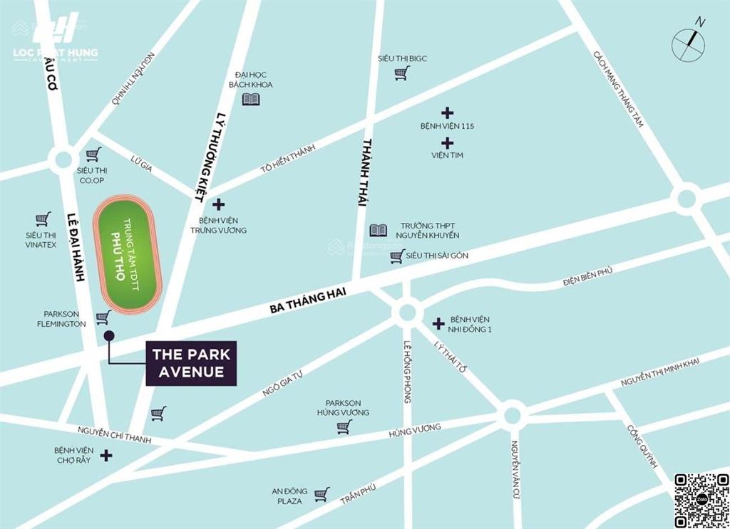 The park avenue, 6,4 tỷ, 67m2, q11, hcm.