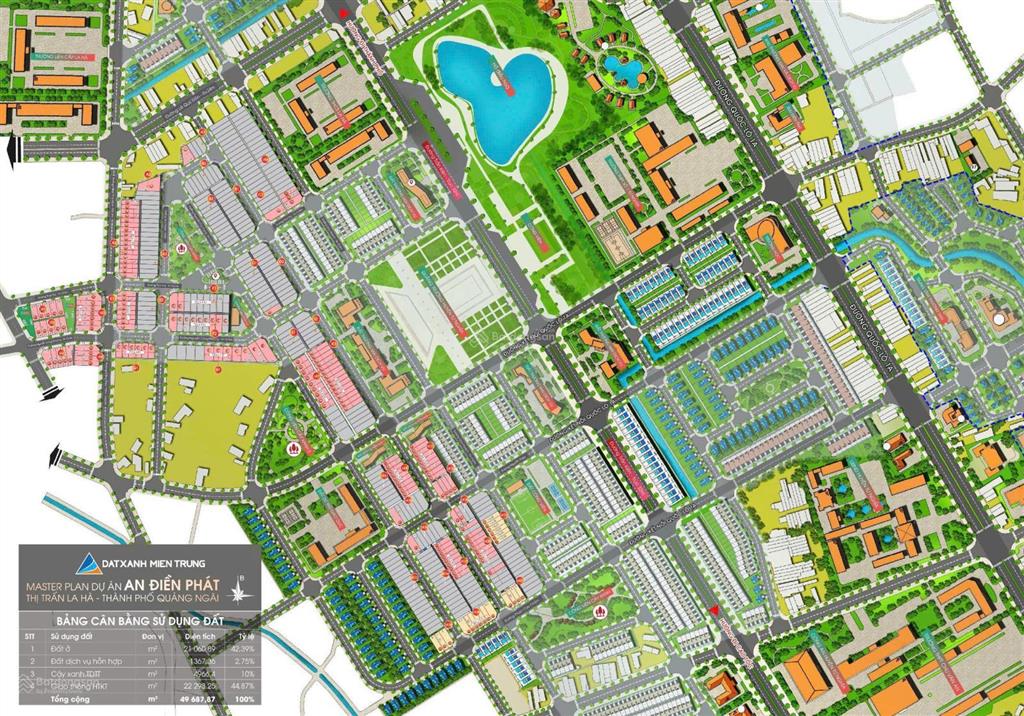 Chính chủ cần bán lô mặt tiền đặng thùy trâm  kđt an điền phát trung tâm tp quãng ngãi