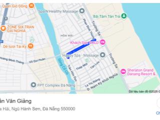 Bán đất đường trần văn giảng, khu dân cư tân trà, ngũ hành sơn, đà nẵng