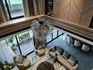 Hot! penthouse thông tầng sunshine city, dt 333.8m2, sẵn sổ, full đồ đẹp, view sông+sân golf