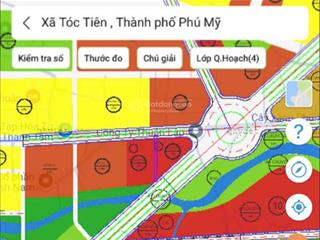 Bán gấp 1.200m² ,mặt tiền ~ 9m. tương lai 2 mặt tiền, ngay vòng xoay trung tâm tp phú mỹ.