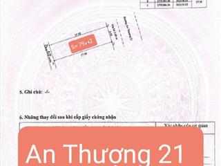 Chủ cần bán gấp lô đất an thượng 21, (giá tốt đầu tư)