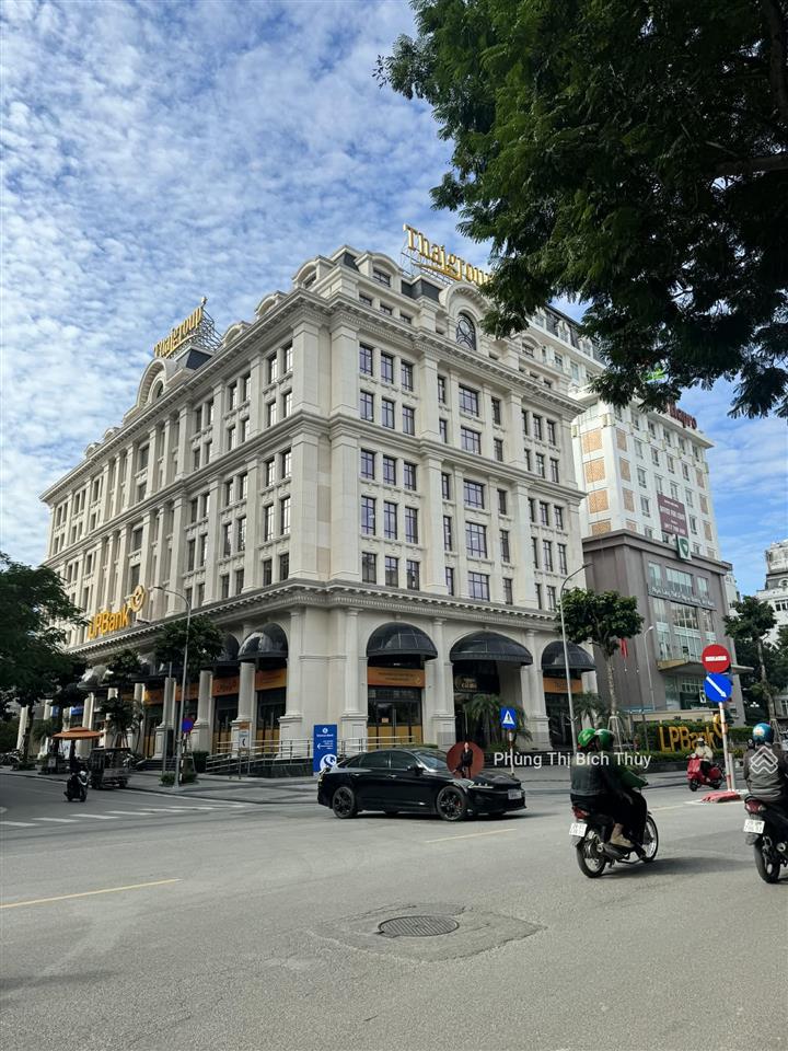 Bán toà văn phòng mặt hồ thiền quang mp nguyễn du  quang trung 400m2 mt 14m 260 tỷ