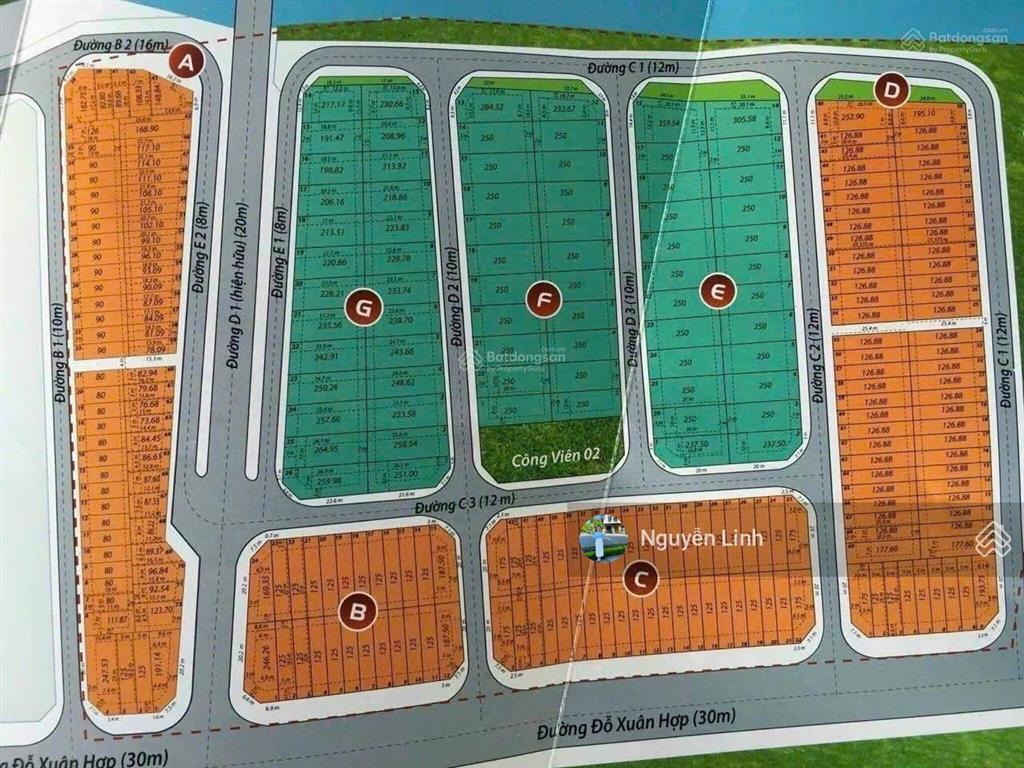 Bán lô đất mặt tiền đỗ xuân hợp đối diện global city ngang 5x25m vị trí đẹp