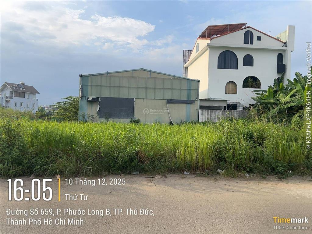 Bán lô đất mặt tiền trục chính 659 (25m) kdc phú nhuận, p phước long, q9 cũ tphcm