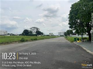 Bán nền biệt thự giá tốt khu dân cư phú nhuận, phường phước long q9 cũ tphcm  linh