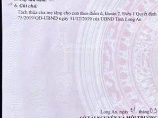 Cần tiền bán nền đất đẹp đức hoà hạ giá rẻ sổ hồng dân đông 680 triệu