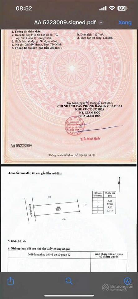 Bán đất sau xã đức hoà thượng giá rẻ, dân đông, sổ hồng 550 triệu nền.