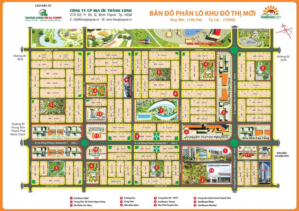 Nhận mua bán kí gửi dự án sunflower city nhơn trạch