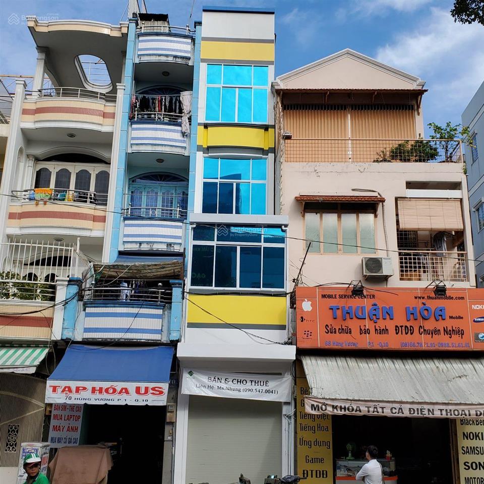 Cần bán gấp 2 căn nhà 14pn q10 mặt tiền hùng vương