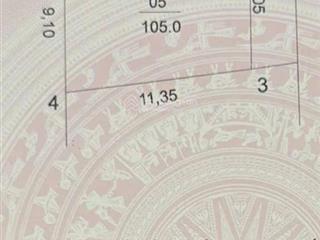 Bán nr vĩnh lộc, 35 triệu / m2, 105 m2, mặt tiền 9.15m, ngõ 3m, thường tín, hà nội