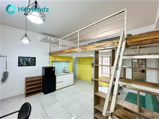 Cho thuê duplex siêu bự 40m2| full nt như hình, gần vòng xoay dân chủ q10, chỉ tính điện với nước