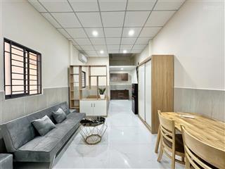 New 100% căn hộ 1pn 40m2 cửa sổ | gần bờ kè hoàng sa q3, cho nuôi thú cưng, có máy giặt riêng