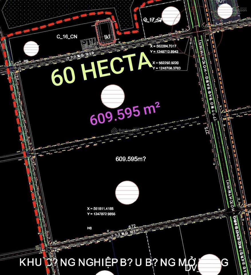 Cần bán hơn 60 ha đất trong kcn bầu bàng bình dương