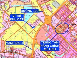 Đất đấu giá x3 văn khê ngay cạnh nút giao vành đai 4  mê linh chỉ nhỉnh 4 tỉ 0357 539 ***
