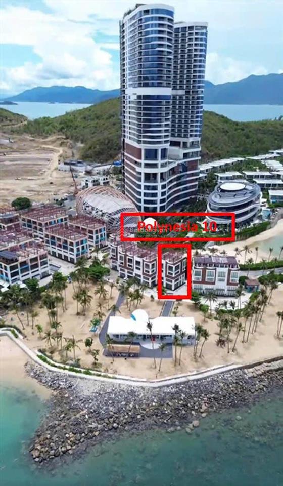 Bán shop nhà phố libera nha trang vị trí hoa hậu, view trực diện biển trước sau