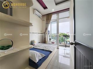 Căn hộ ban công 2 phòng ngủ  đầy đủ tiện nghi chỉ cần xách vali vào ở