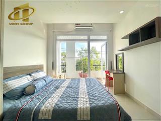 Cho thuê căn hộ 1 phòng ngủ  1 phòng khách  45m2  có bancol  máy giặt riêng  ngay bùi viện