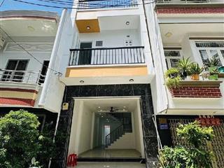 Đường xe hơi 8m  ngay khu dân cư bình phú  nhà sát mặt tiền trần văn kiểu q.6  64m  3 tầng