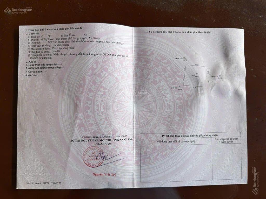 Bán hơn 27 công đất giữa lòng tp long xuyên, an giang bên dòng sông hậu