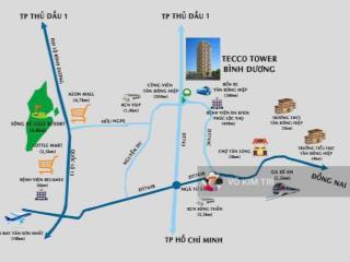 Cc tecco tower dĩ an 2pn 2wc ban công view đẹp giá 1,57tỷ  0918 220 *** mr.trí