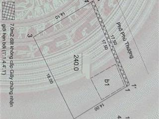 Phú thượng giá đầu tư f0 mảnh đất lô góc 2 mặt tiền siêu rộng giá tốt nhất khu vực