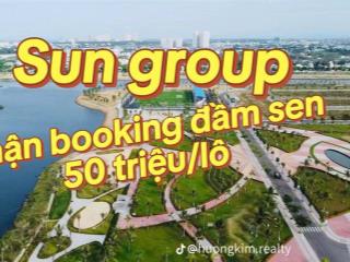 100 lô đất nền đầm sen hòa xuân  viên ngọc xanh bên sông của sun group tại đà nẵng