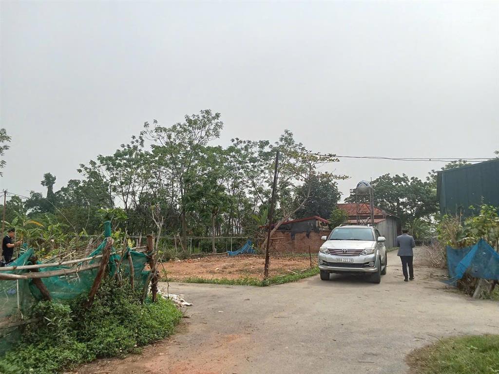 Chính chủ bán lô góc siêu đẹp 2 mặt tiền full thổ cư 25 triệu/m2 khu bãi trên, xóm trại, quất lưu