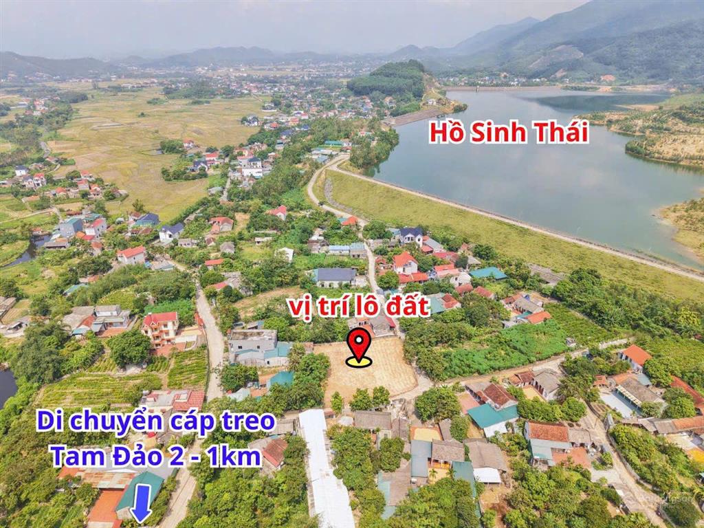 Đất đẹp khu du lịch tây thiên tam đảo 2. lô góc 2 mặt tiền siêu đẹp tiềm năng sinh lời cao