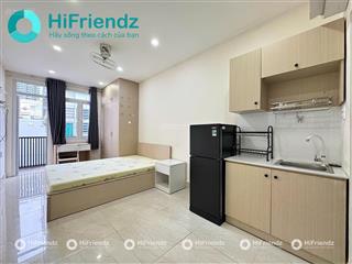 Cho thuê studio 30m2 full nội thất balcon máy giặt riêng ngay đh hoa sen, y khoa pnt quận 10