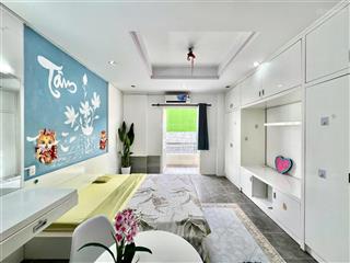 Cho thuê studio 30m2 full balcon máy giặt riêng ngay khu hado, hồ kỳ hoà cao thắng, toà viettel q10