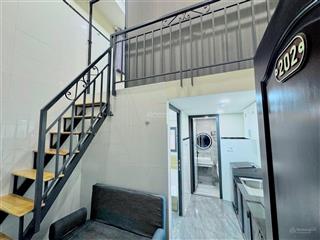Cho thuê căn hộ gác 2 phòng ngủ riêng biệt full nội thất cửa sổ ngay ốc đào ngã 6 cộng hoà quận 1