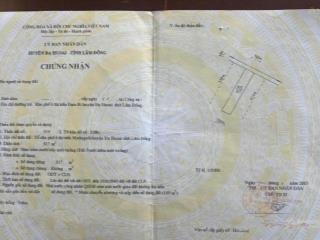 Chính chủ cần bán lô biệt thự ngay đường nguyễn khuyến 517m2(10mx52m) có 100m2 thổ cư chỉ 2tỷ500