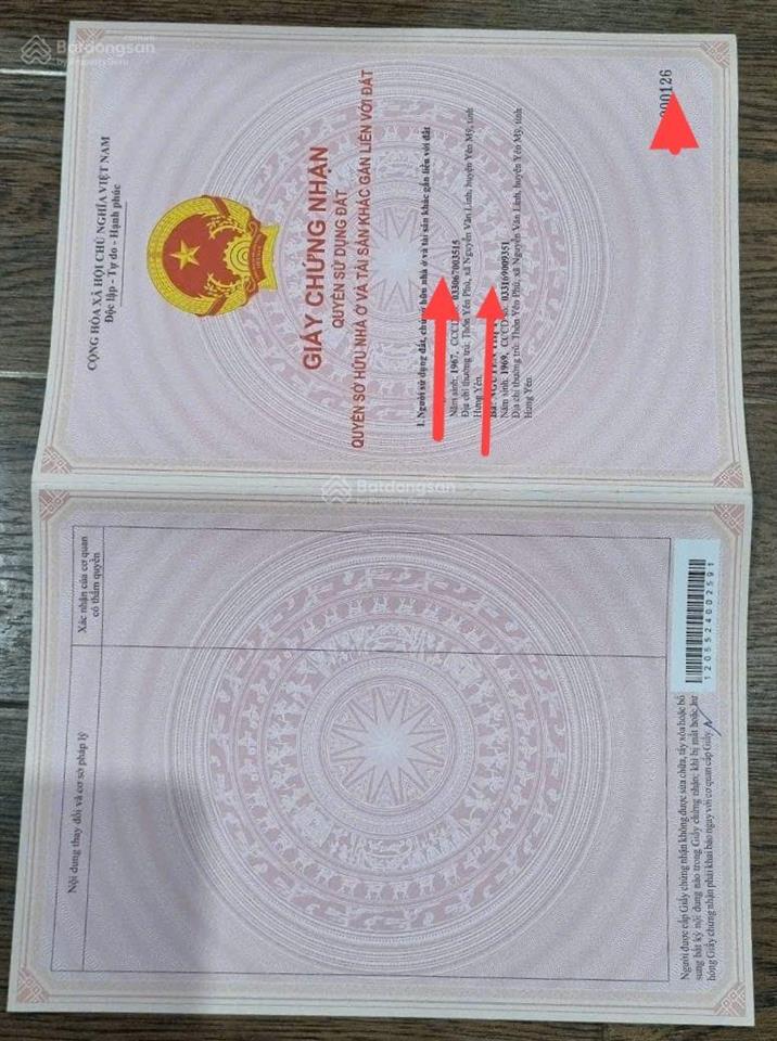 Bán đất đấu giá tại giai phạm, yên mỹ, hưng yên, 63 triệu/m2, 112.5m2, view đẹp