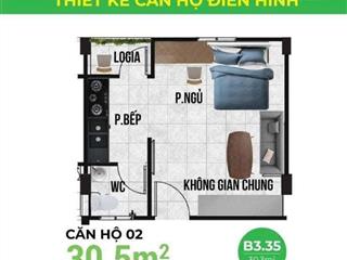 Bán căn hộ chung cư yên phong city, 666 triệu, 30.5m2, hàng hiếm tại tại sam sung