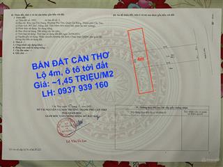 Bán gấp đất nền phú thứ, cái răng, cần thơ, 1,3 tỷ, 897m2 giá ưu đãi 1,5 triệu/m2