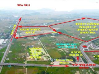 Cơ hội đầu tư sinh lời cao  lô đất vàng giáp khu công nghiệp phú quý , thanh hóa