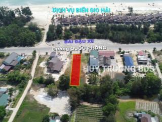 Mặt tiền quốc phòng gio hải đối diện khu dịch vụ bãi tắm