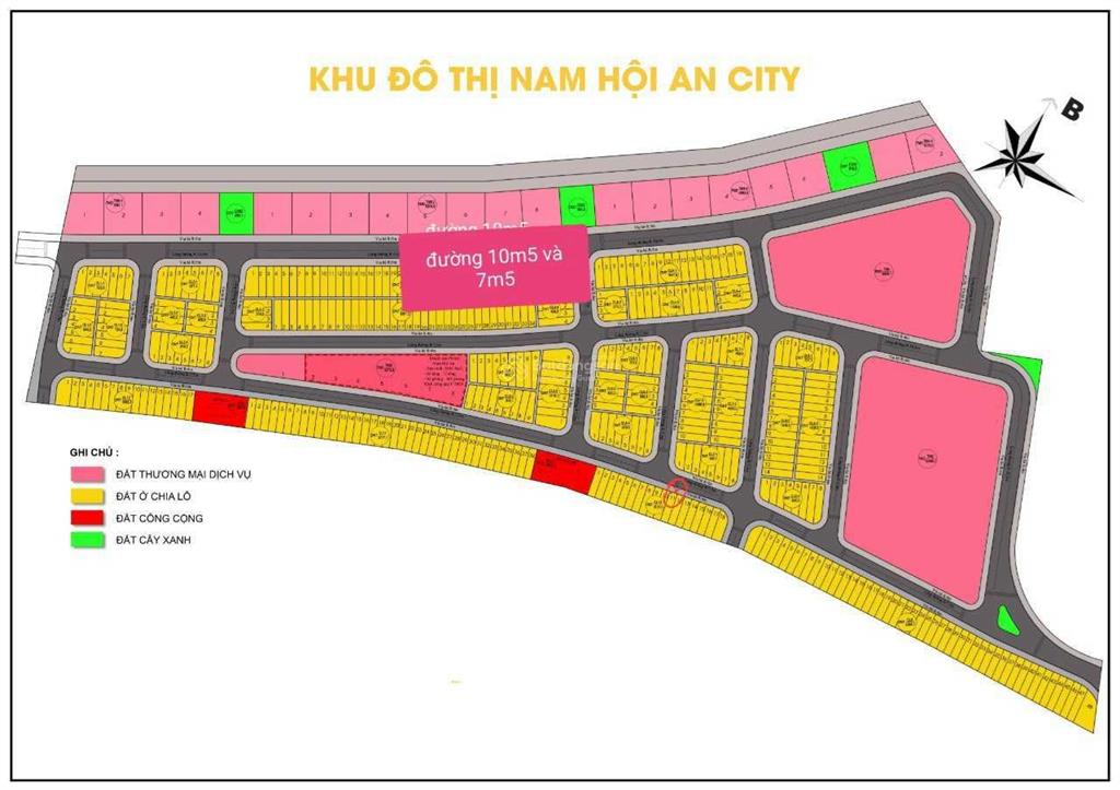 Chính chủ bán thu hồi vốn nhà khu đô thị nam hội an city. dt đất 100m2, dt sàn 240m2