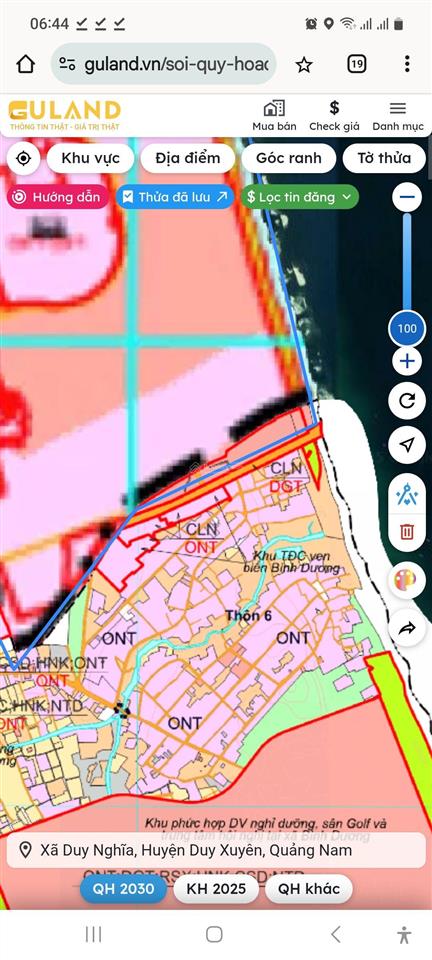 Chính chủ cần bán lô góc 2mt đường 13m5 khu tái định cư duy hải 1, ngay cạnh casino