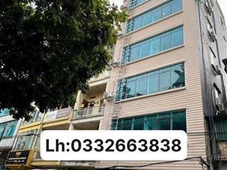 Siêu phẩm toà khách sạn phố trung kính vỉ hè oto tránh 8 tầng thang máy dt65m mt7,5m vị trí vàng