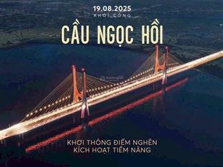 Lô góc nhà 4 tầng gần cầu ngọc hồi, ô tô vào, dt 52m/giá 6,5tỷ, siêu rẻ
