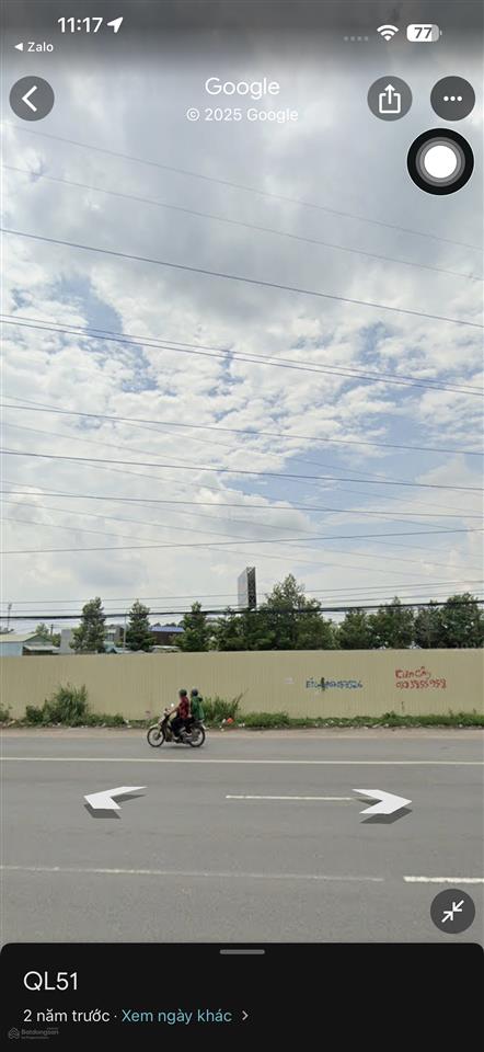 Bán đất mặt tiền quốc lộ 51  3.038m2 (20x120m)  nở hậu 30m  thuận tiện di chuyển