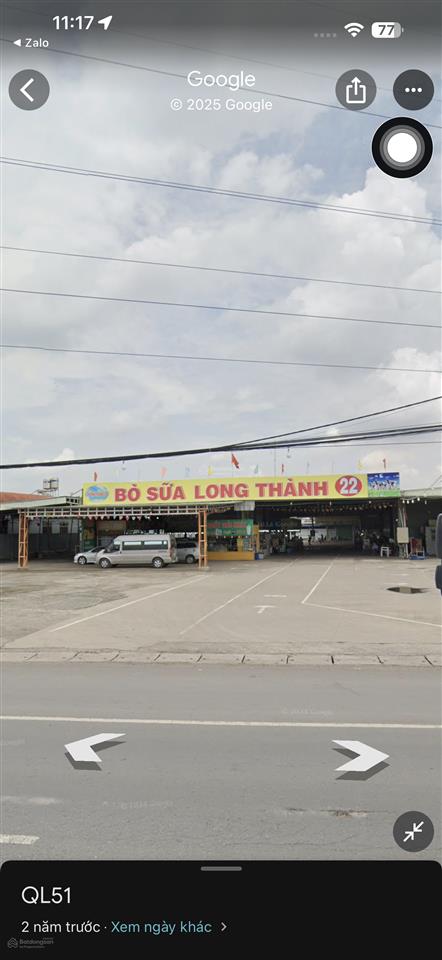 Bán đất mặt tiền quốc lộ 51  3.038m2 (20x120m)  nở hậu 30m  thuận tiện di chuyển