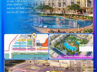 Biệt thự hg22x view công viên pearl park, giá chỉ từ 57 tỷ