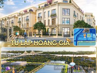 Bán biệt thự tứ lập hg63x vinhomes cổ loa  view hồ 32ha  gần cầu tứ liên
