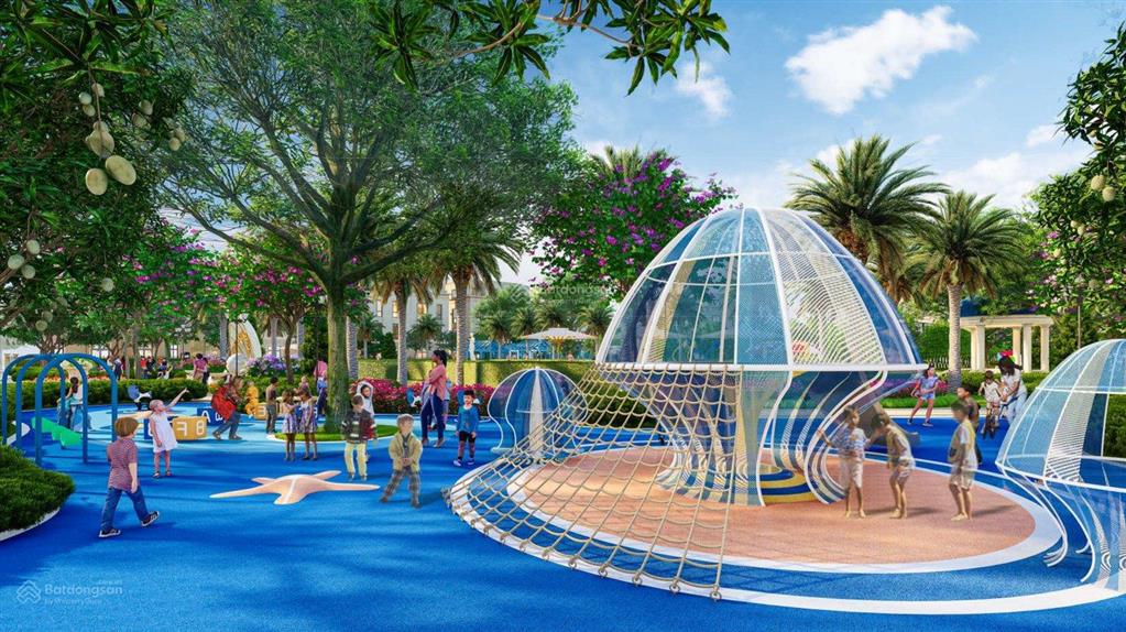 Bán biệt thự song lập thiên nga 136m² hướng tây nam, view công viên, bể bơi vinhomes global gate