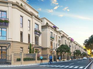 Bán biệt thự song lập thiên nga 136m² hướng tây nam, view công viên, bể bơi vinhomes global gate